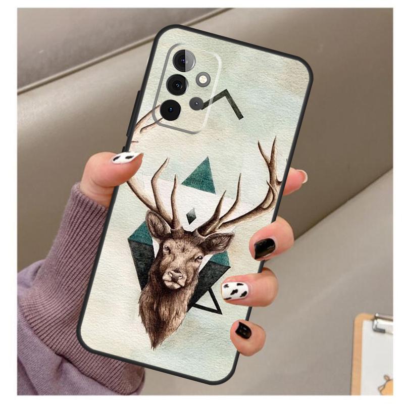 Deer Case For Samsung Galaxy A56 A16 A26 A36 A06 A52 A53 A33 A13 A34 A54 A14 A15 A35 A55 A22 A32