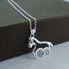 925 Silver Horse Pendants Necklaces Loving Design Cute Animal Pony Necklace Movie Jewelry Party Accessories Gifts
