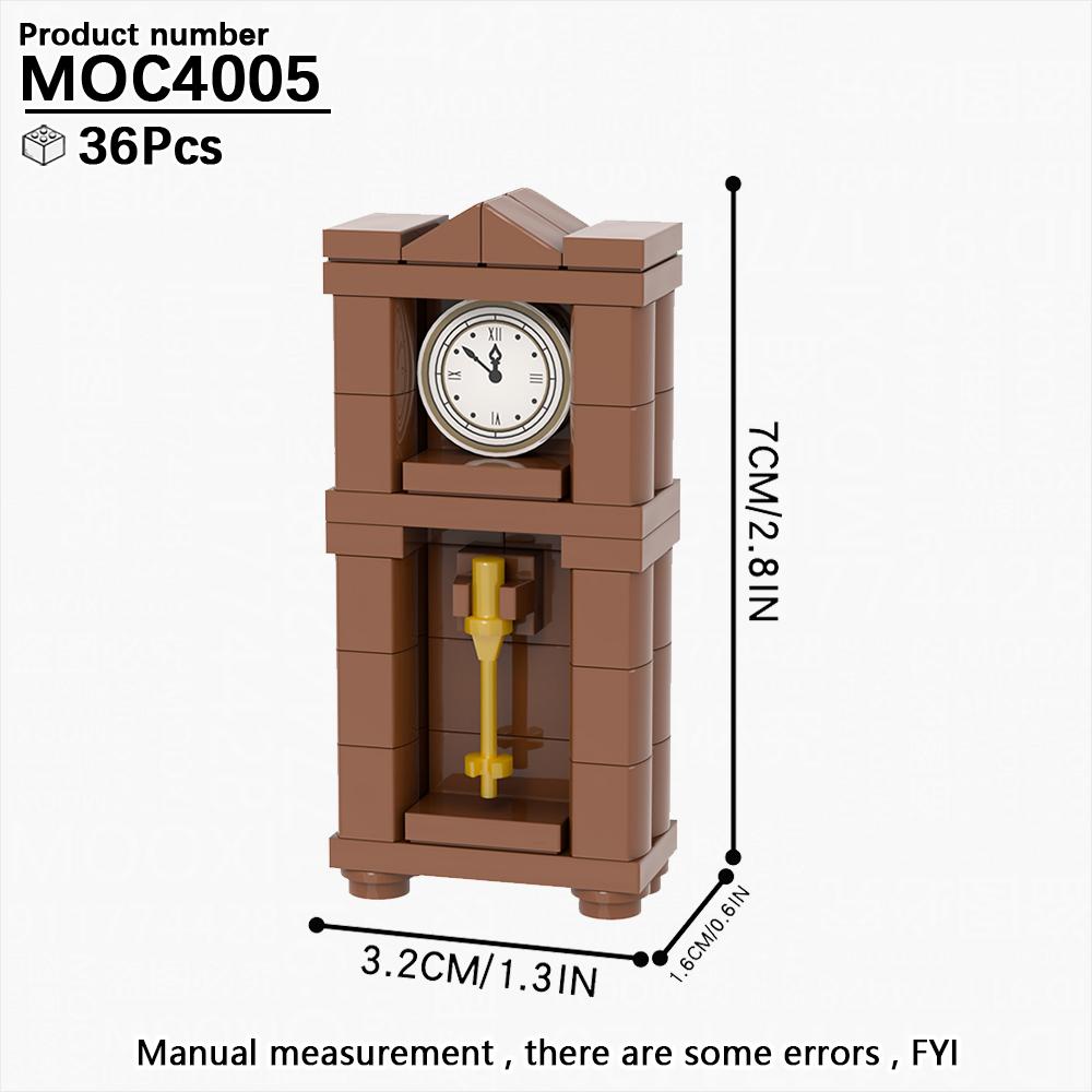 

MOOXI Міські меблі Туалет Шафа Акваріум Телевізор Кавоварка Холодильник Пральна машина Набір будівельних блоків MOC Цеглинки DIY