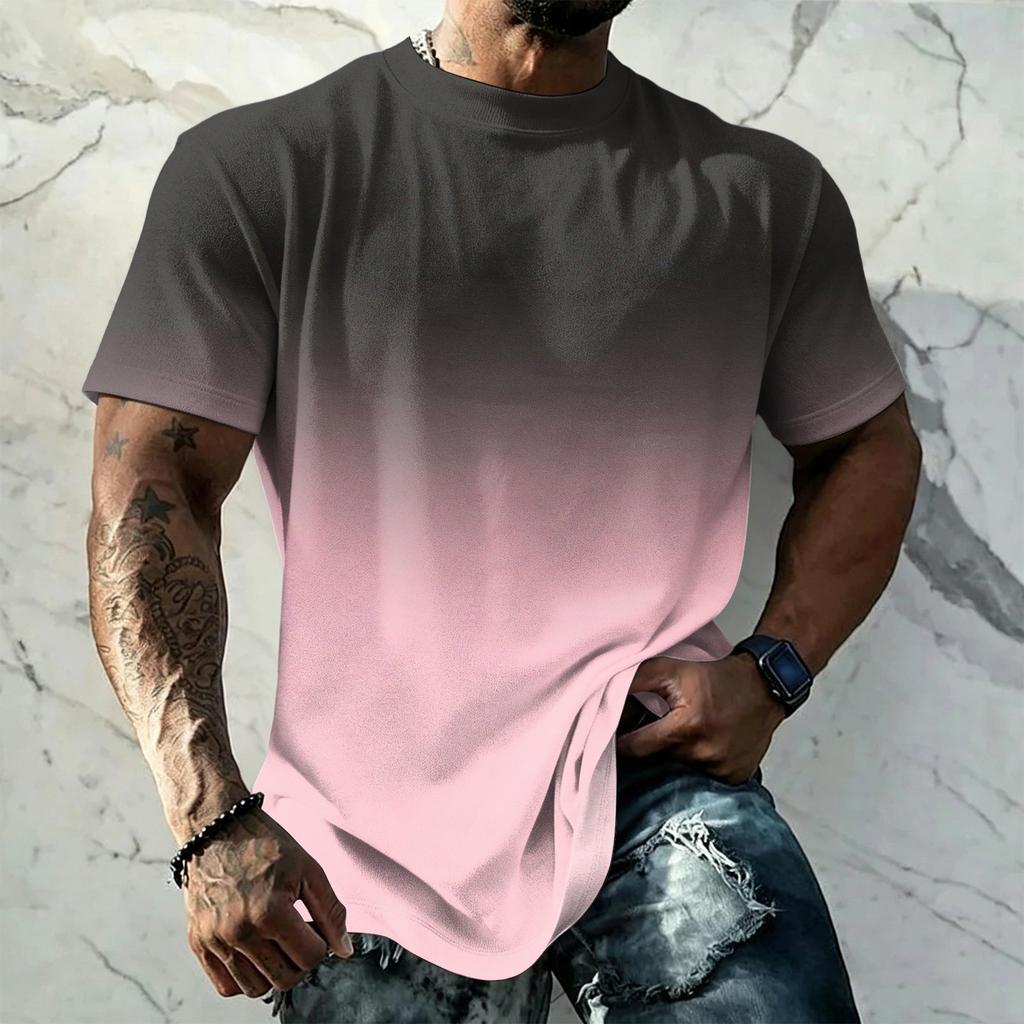 Men's Vintage Short Sleeve T Shirt Loose Fit Breathable Summer Sports Streetwear Casual Everyday Top