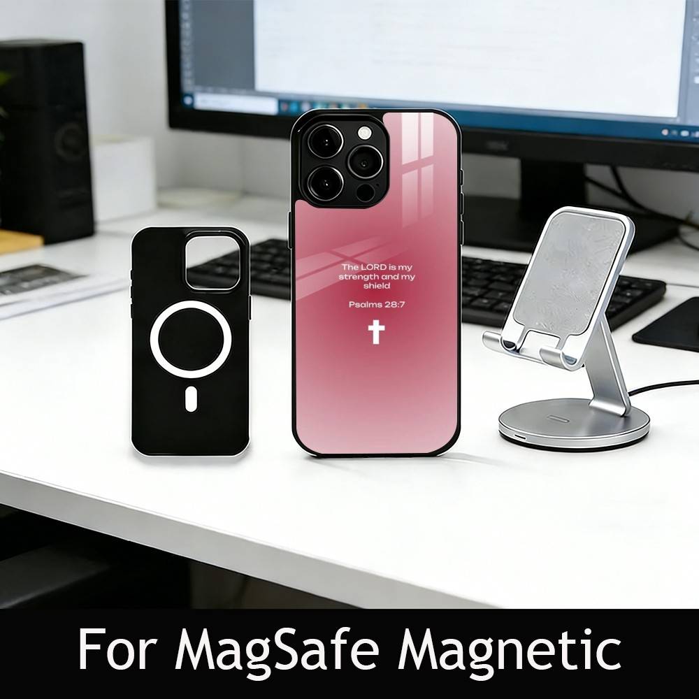 

J-Jesus B-Bible V-Verse Phone Case For iPhone17,16,15,14,13,12,11 Plus,Pro Magnetic with Magsafe Wireless Charging iPhone15