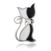 SKEDS Luxury Crystal Animal Rabbit Dog Brooches For Women Men Enamel Fashion Accessories Women's Men's Buckle Badges Brooch Pin
