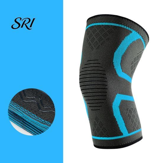 Silicone Grip Knee Sleeve Knitted Sports Brace Lightweight Breathable Compression Non-slip Women Men Elastic Outdoor Fitness Basketball Running