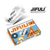 JIFULI Vintage Double Edge Stainless Steel Razor Blades, 50-Piece Manual Shaving Pack