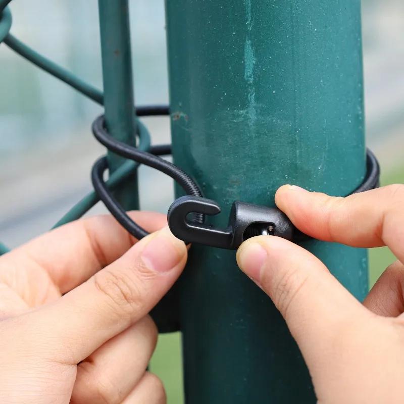 200pcs Strechable Bungee Cord with Hook Versatile Elastic Rubber Rope Cycling Luggage Binding Ropes Camping Accessories