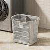 Kosz na pranie Oddychający kosz do przechowywania z siatki z uchwytem Kosz na brudne ubrania z wbudowanym koszem na bieliznę na ubrania, zabawki, łazienkę, pralnię