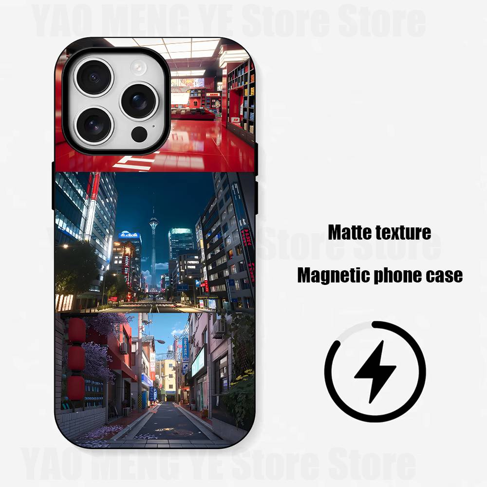 NTE Mint N-Neverness Magnetic For Case For Iphone 17,16,15,14,13,12,11 Pro Max Mini Plus Frosted Shell Cover iPhone14Pro