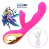 G Spot Rabbit Vibrator For Women 10 Vibrating Clitoris Stimulator Powerful Dildo Vagina Massager Sex Toys for Couple Pleasure