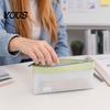 Durable Mesh Pen Holder Clear Pencil Case, Large Transparent Pouch for Girls, Waterproof Quick Access Bag Stationery High School Students, Cosmetics