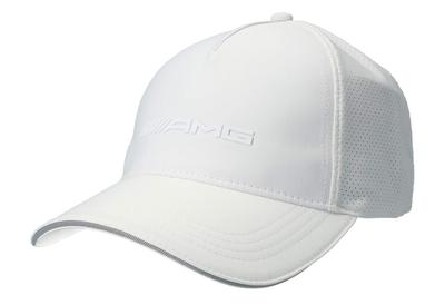 [Mercedes-Benz Kollektion] Echte Mercedes-AMG Netz-Kappe, Weiß