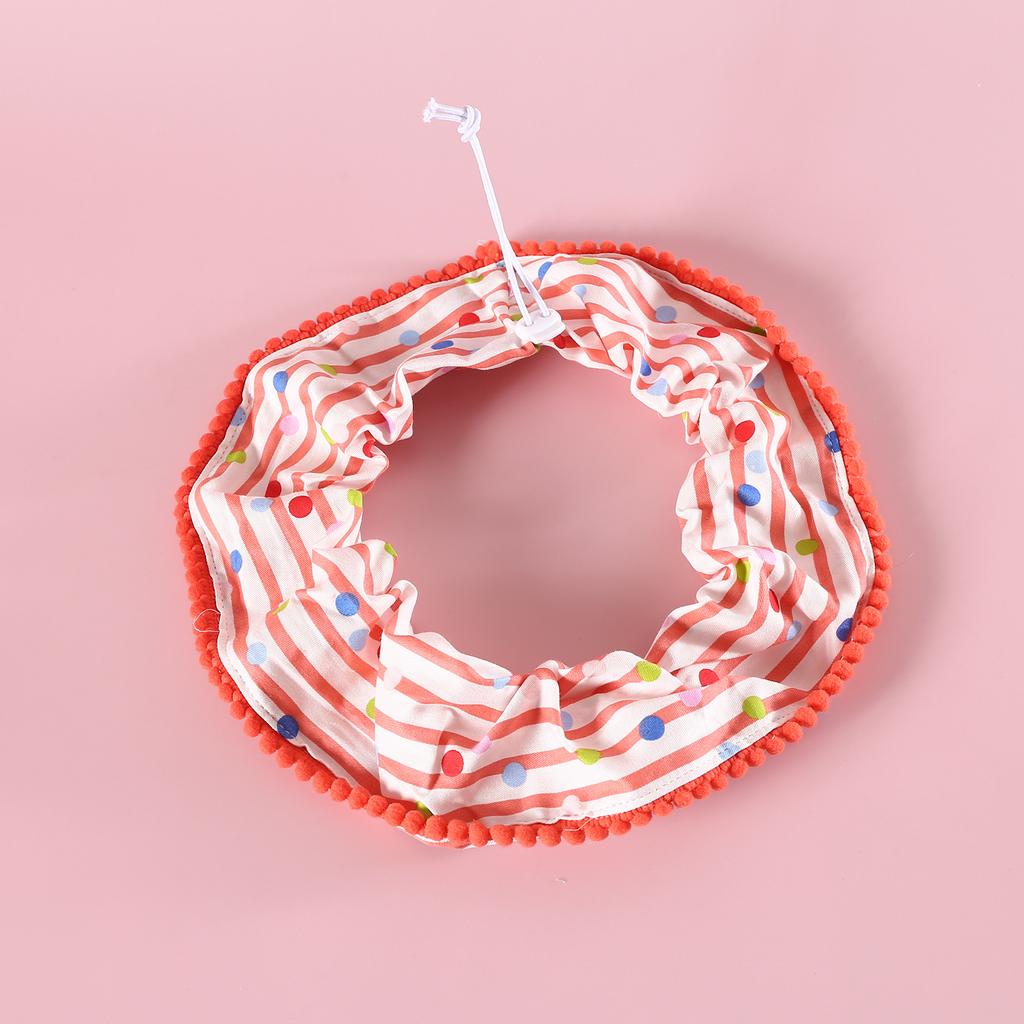 Conjunto de Bufanda y Sombrero de Cumpleaños para Mascotas Bufanda a Cuadros y Sombrero con Volantes Accesorios Temáticos para Fotografía para Gatos y Perros Adorable Set de Babero y Bufanda