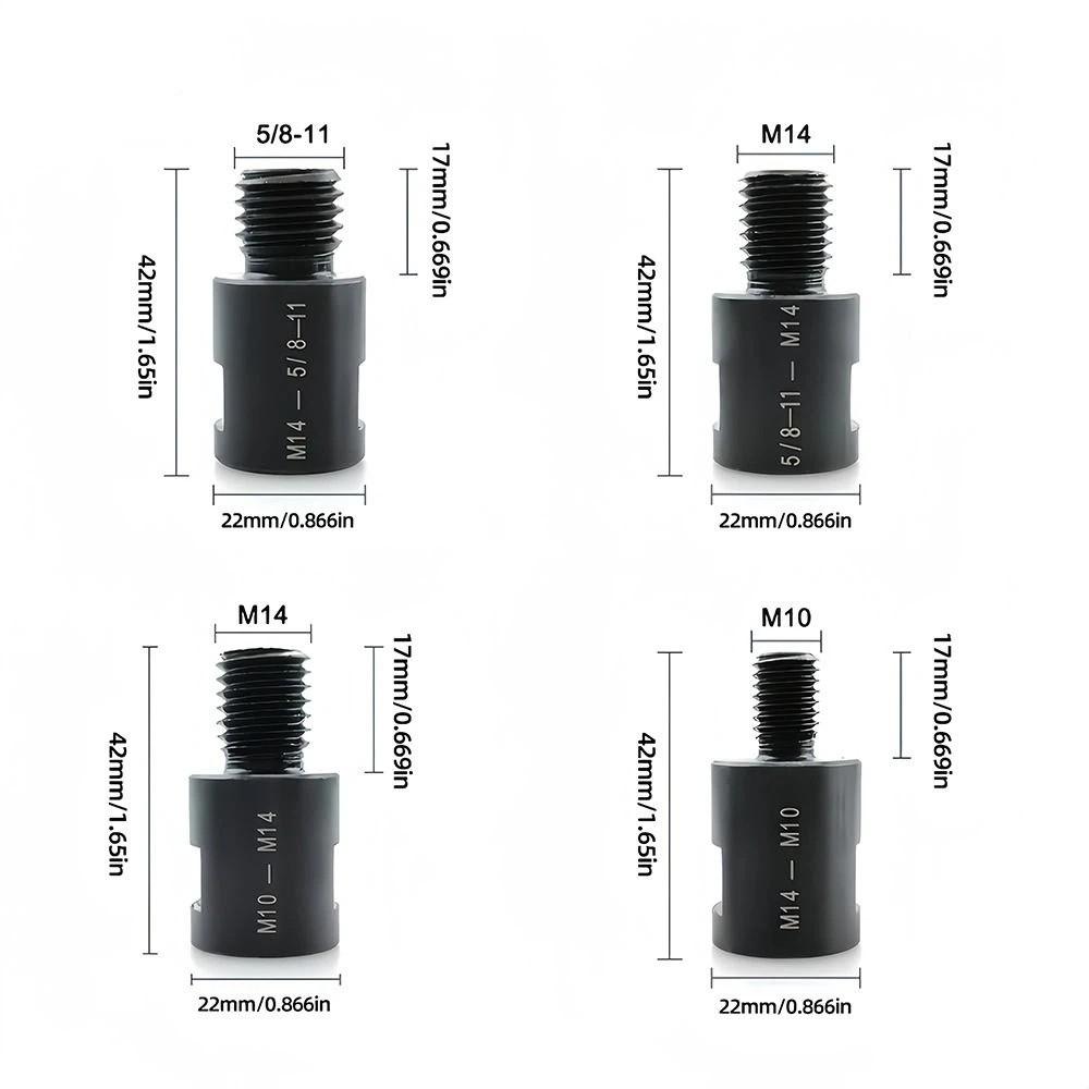 Multi-purpose Angle Grinder Adapter M 14 To M 10 Polisher Output Shaft Power Tool Accessory