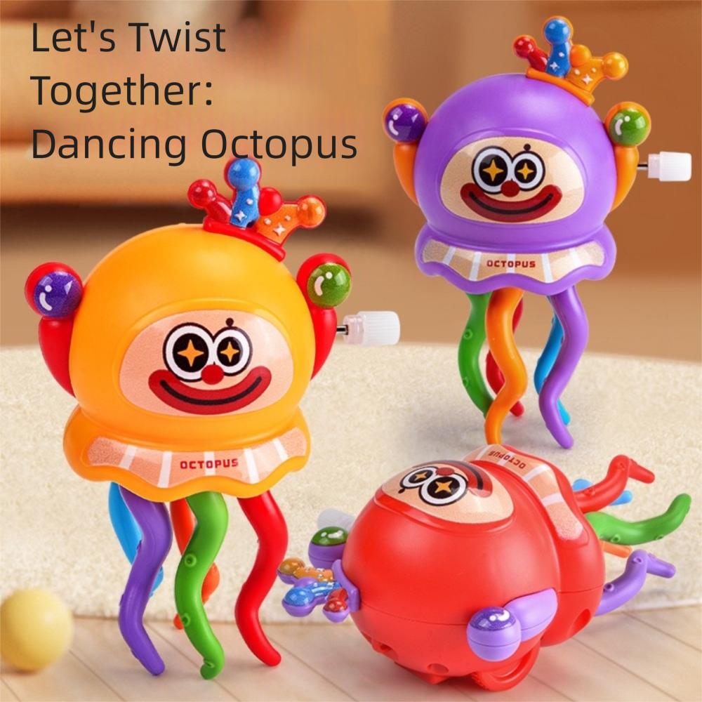 Magic Dancing Octopus Toy Clockwork Wiggly Wonder Octopus Toy  for Children's Gift