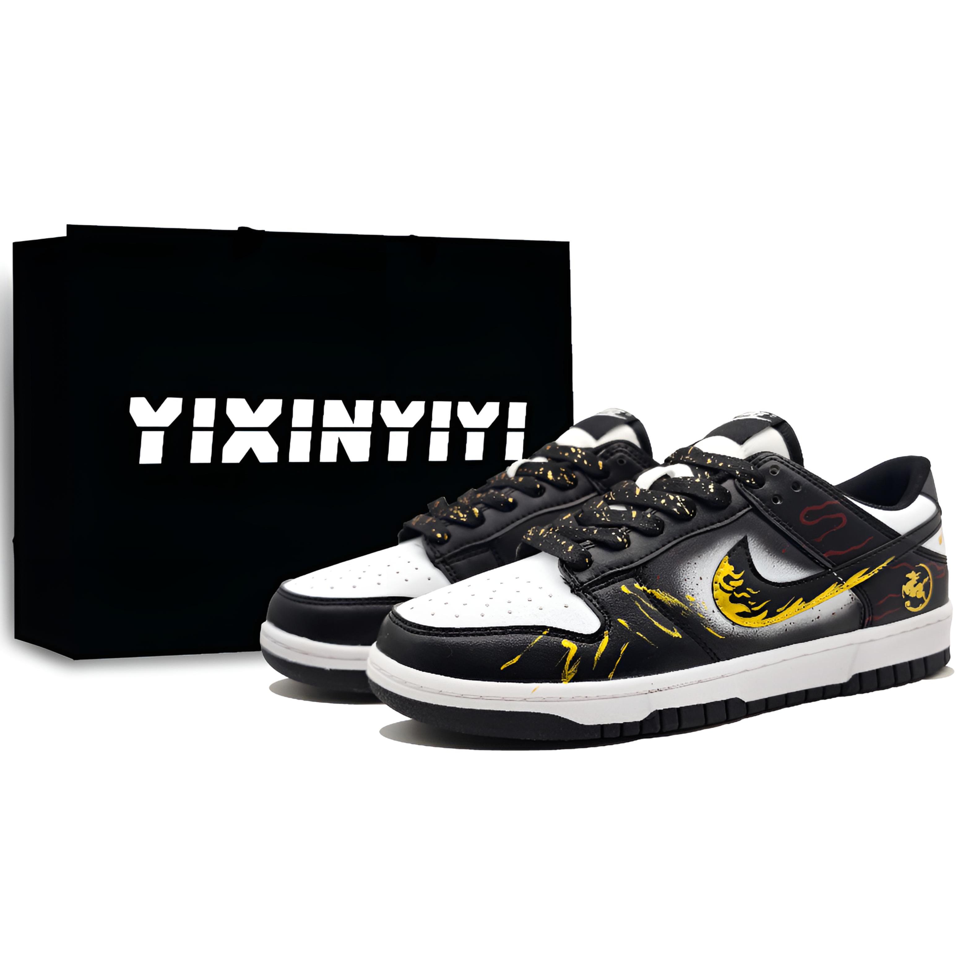 

Nike Dunk Abrasion Resistant Low top Skateboard Shoes Unisex Sunrise Gold DD1391-100(Team1353-) 37.5