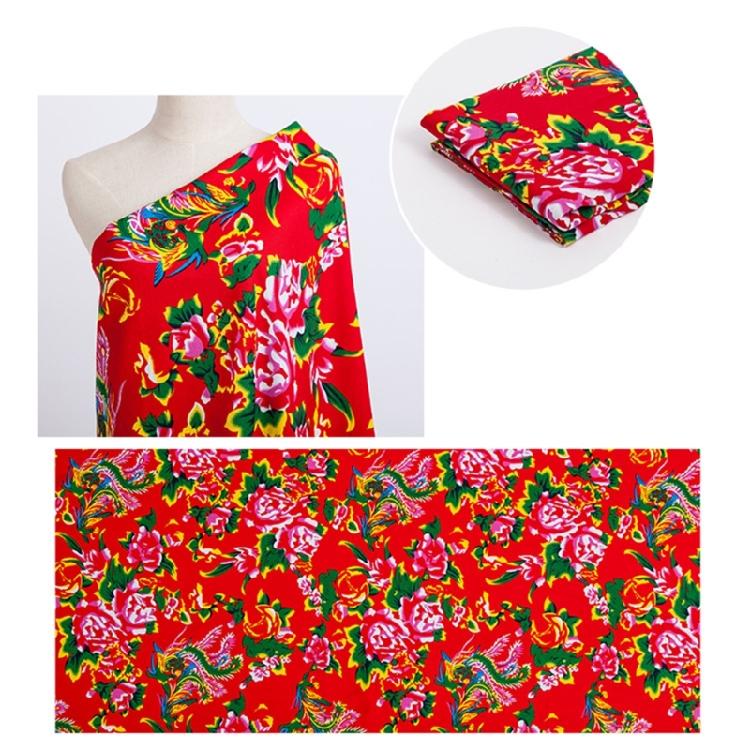 Blumen Baumwollstoff zum Nähen Basteln Heimdekoration 160 cm Breit Nähbaumwollstoff für Bekleidung Accessoires