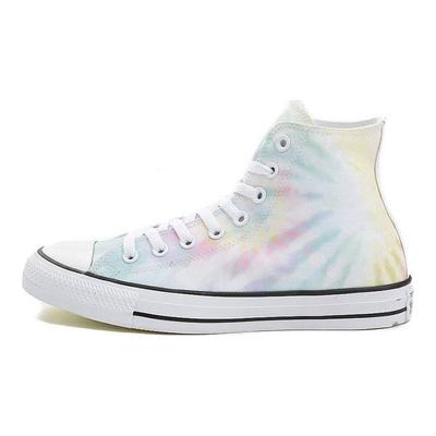 Anni '70 Chuck Taylor All Star Classiche Comode Scarpe Alte in Tela Sneakers Unisex Bianche 162150C