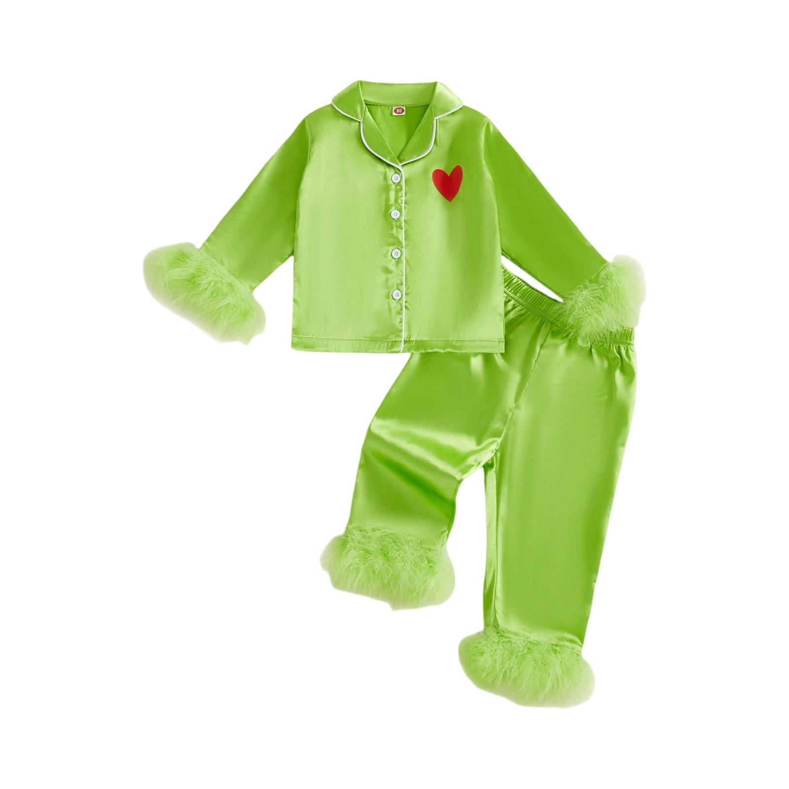 

Kids Christmas Pajamas - Holiday Themed Sleepwear 1Y