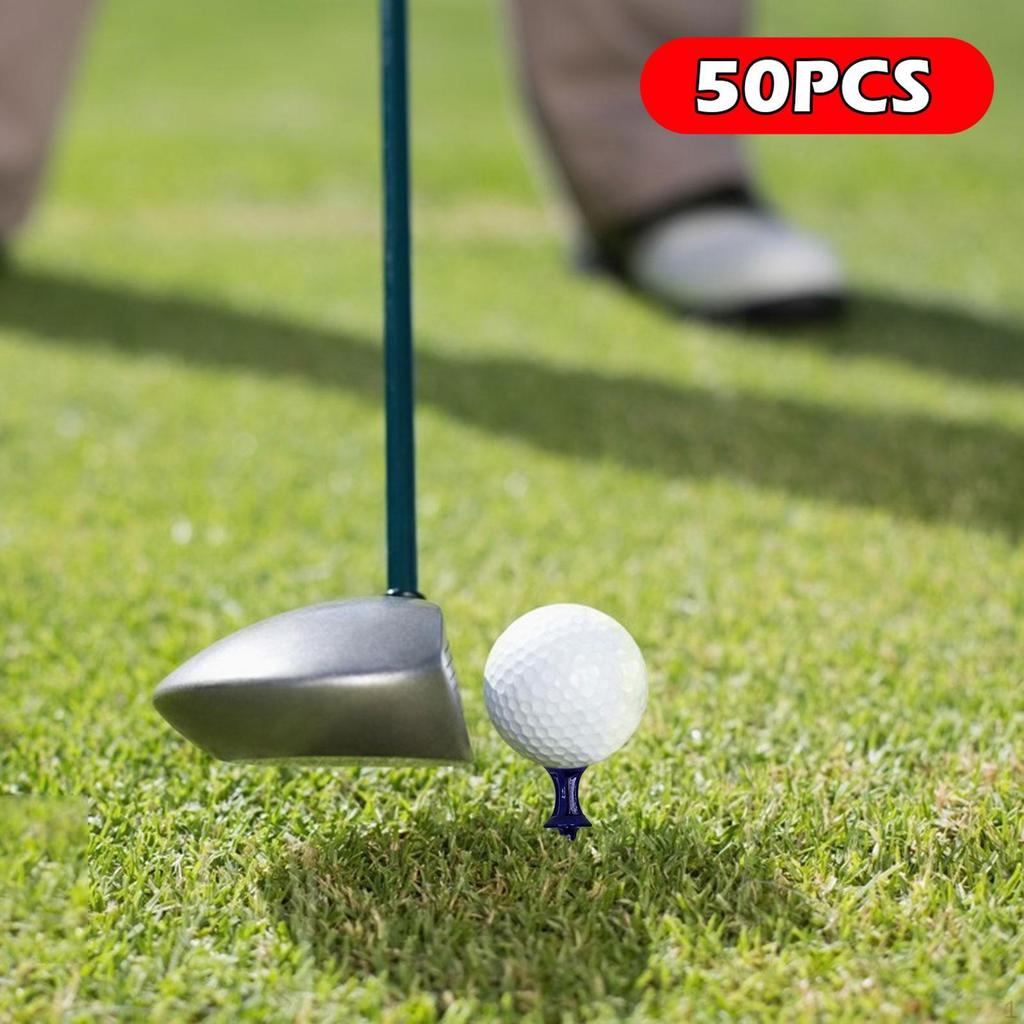 50 Pieces Golf Tees Ball Holder Exercise Accessories Hitting Equipment Golfing Practicing