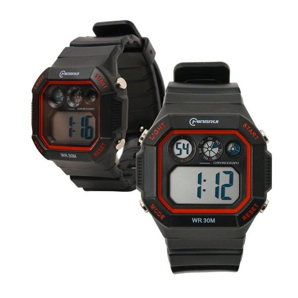Popo Fancy Color Line Electronic Wristwatch,Korean Popular Watches