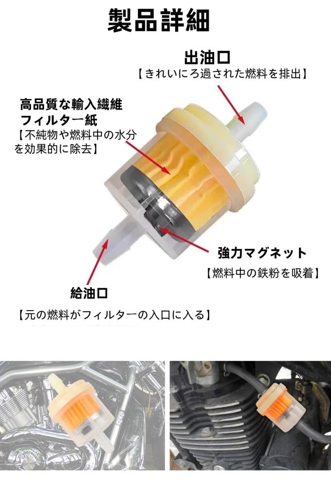 YFFSFDC Fuel Filter, Set of 11, Gasoline Filter, Universal Type, Easy Installation, Durable, Includes