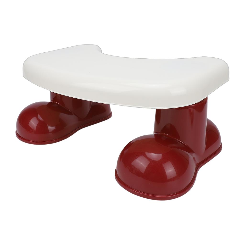 C Shaped Toilet Stool Anti Slip Step Stool for Bathroom Wide Thickened Toilet Foot Stool Ergonomic Step Stool for Kids Adults