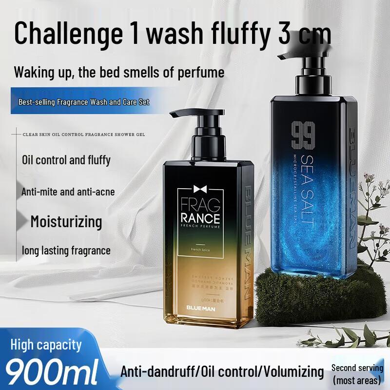 

PRIME BLUE Men s Shampoo & Shower Gel Set