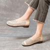 Spring and Summer New Mother Sandals Flat Bottom Non-slip Hollowed Out Elderly Shoes Shallow Mouth Low Top Breathable Casual Sandals Women