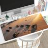 Desk Mat Beach Sunset Sea Turtle Print Anti Slip Rubber Mousepad Stitched Edge Keyboard Pad For Pc Laptop Gamers Table Accessory