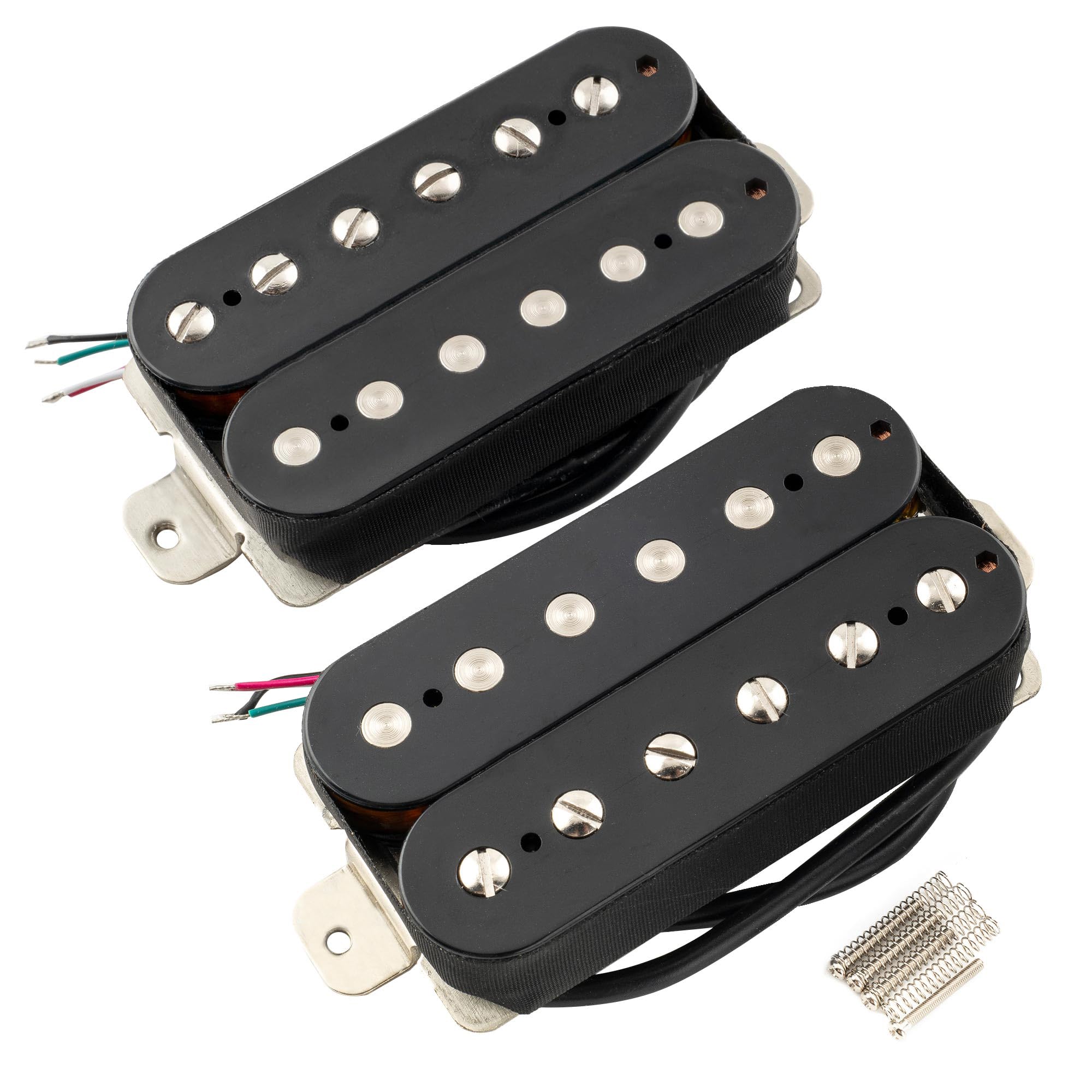 

Musiclily Pro LP-OBLA Alnico 5 Open-Type Humbucker Pickups, Neck/Bridge PU Set 7.5K/8.8K for Electric Guitar, Black