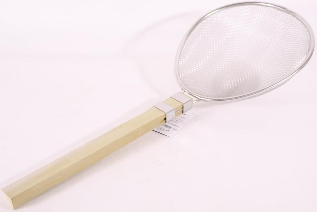 Three Snow Professional Suinou Wooden Handle Extra Large Stainless Steel Commercial Scooping Net Made In Japan Three Snow Shinetsu Works 10013 18-8