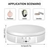 Drehbare Plattenspieler-Fotografie-Display-Ständer 360 Grad Panorama Verstellbar Sanfte Drehung Anti-Rutsch Wiederaufladbar