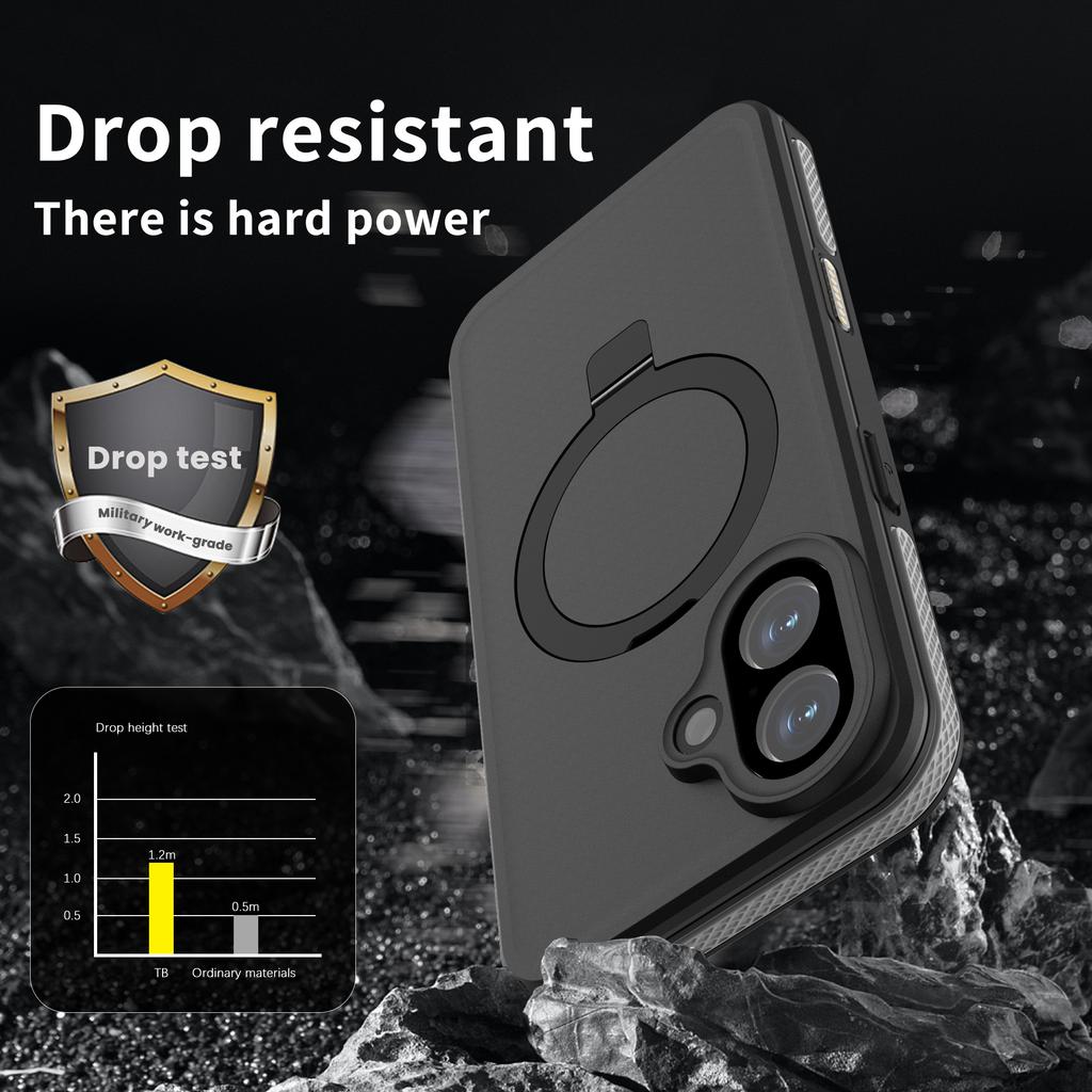 REDPEPPER For iPhone 17 IP68 Waterproof Case Compatible with MagSafe Kickstand Phone Back Cover