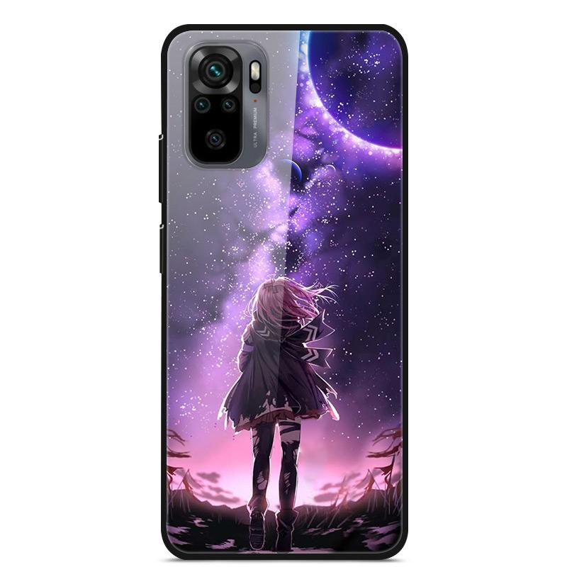 Tempered Glass Case For Xiaomi Redmi Note10 Pro Case Glass Back Cover For Xiaomi Redmi Note 10 10Pro Max Case Note10 5G Shell