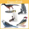 Realistic Bird Models Pvc Garden Decor Collection With Magpie Parrots And Owl Animal Figurines For Landscaping And Home Decoration