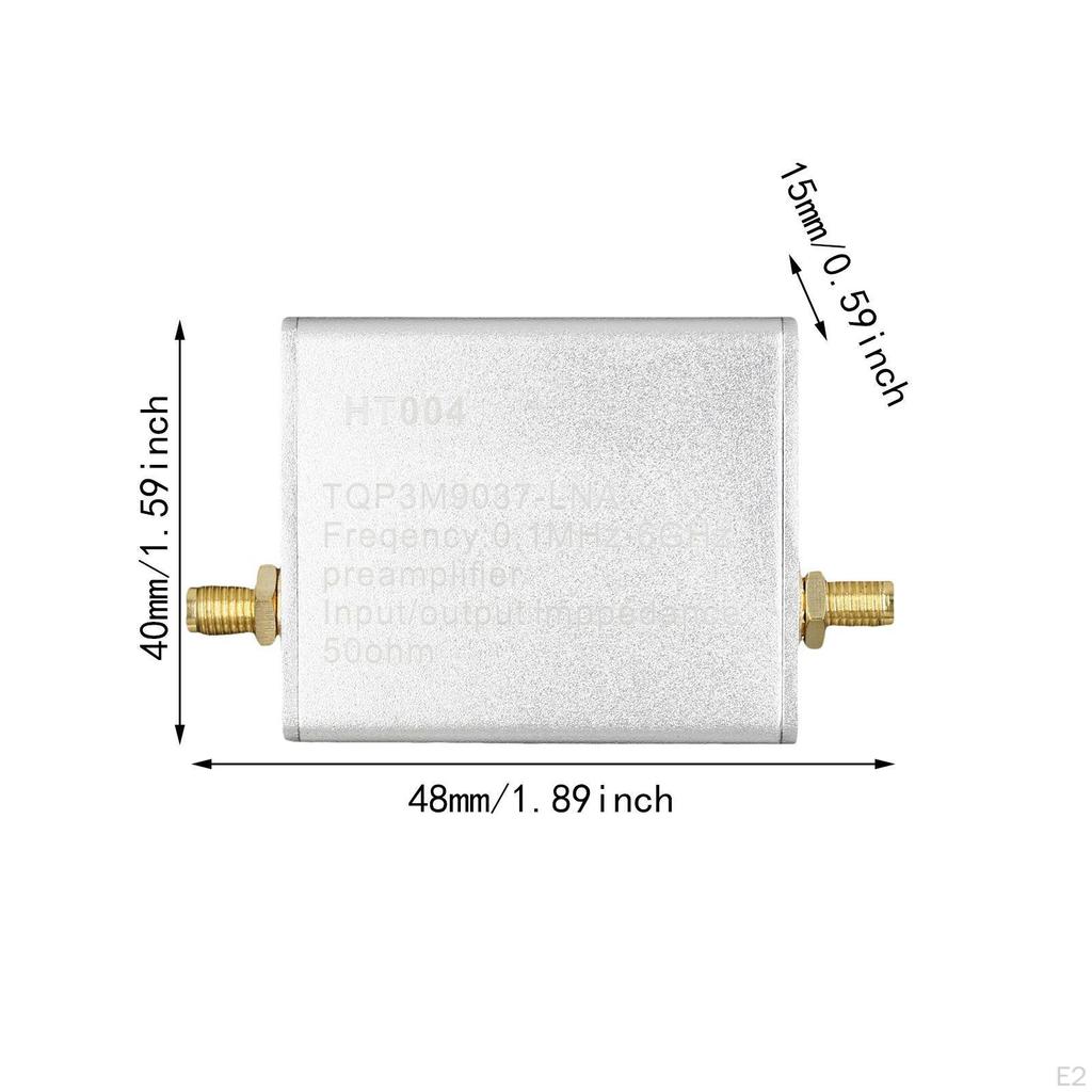 Low Noise Amplifier 5V 70MA Current SMA Female Connectors Power Preamplifier