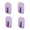 4Pcs Reusable Refrigerator Magnets Hooks Plastic Key Towel Storage Holder Magnetic Hook  Entry Door