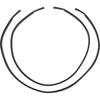 ApplianPar Black Roof Trim Molding Seal Kit for Toyota Corolla 2014-2017 Left and Right Side