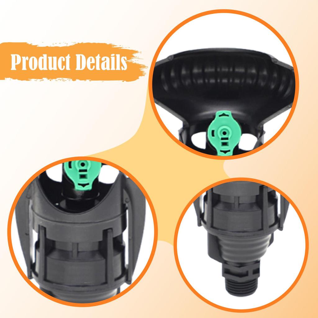 Automatic Water Sprinkler Lawn Irrigation System 360 Rotating Spray Head for Garden Greenhouse Field