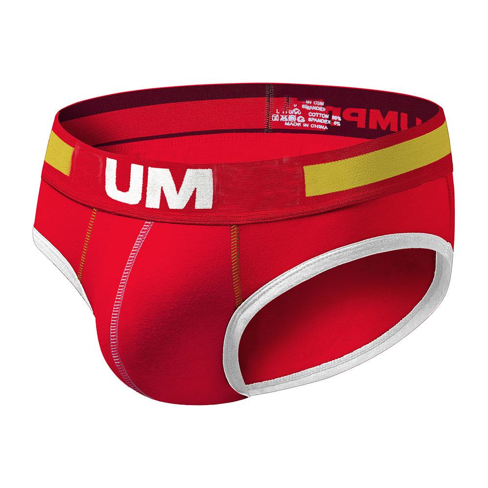 Men's Sexy Cotton Briefs Jockstrap Underwear Low Waist Soft Breathable Underpants Calzoncillos Hombre Lingerie