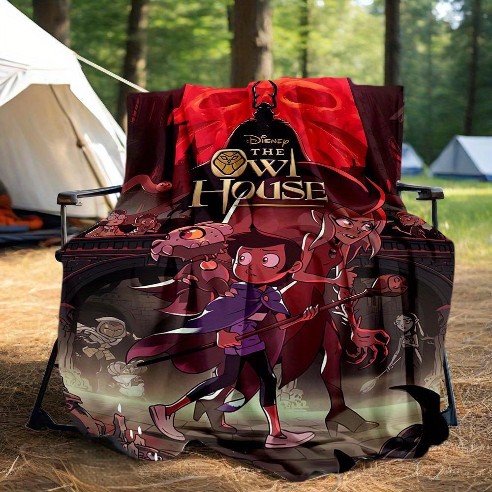 1pc, Disney The Owl House Blanket All Seasons, Living Room, Travel, Camping, Car Blankets