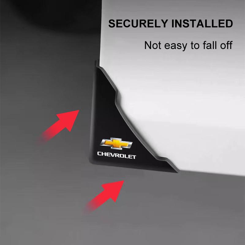 Car Door Corner Silicone Protective Anti-Collision Cover For Chevrolet Cruze Malibu Sail Equinox AVEO Lova RV Captiva Silverado Spark Crvalier
