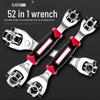Multifunctional 8-in-1 Universal Socket Wrench with Rotating Multi-Head.