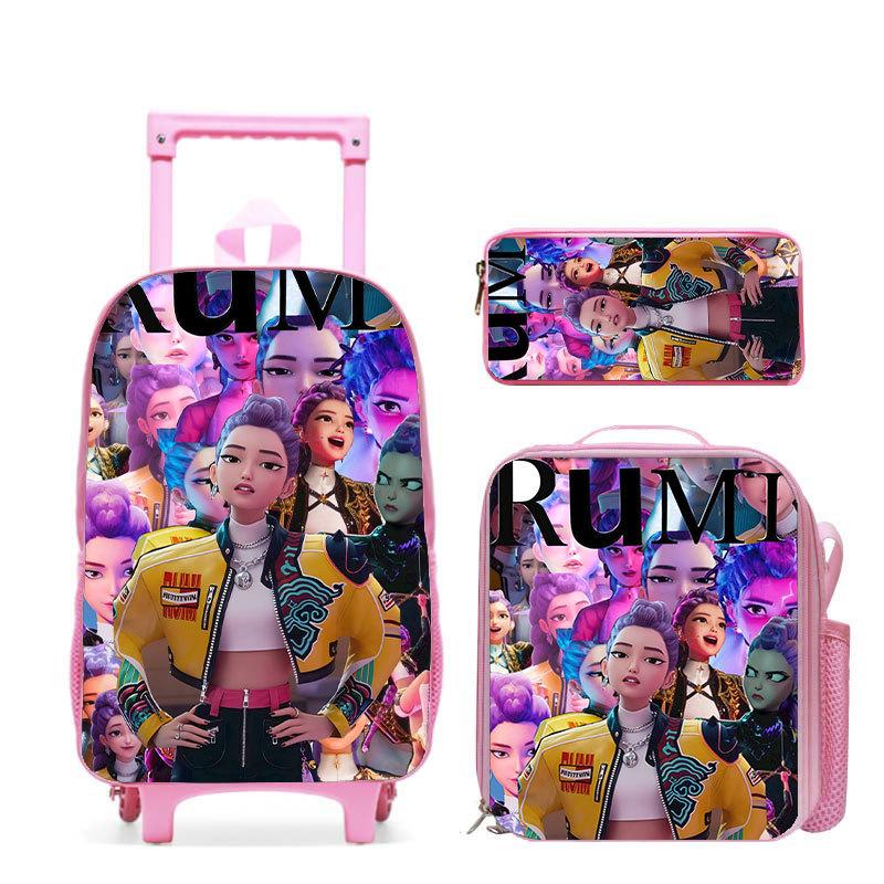 Kpop Witch Hunter Girl Group Schoolbag High Definition Printing Casual Crossing Border Lightweight Tie Rod Backpack One Piece Hair