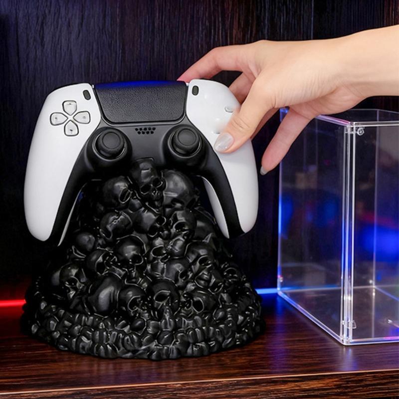 Unique Skeleton Shaped Controller Organizers Stable Support Structure Soft Rubber Construction Gaming Gear Storage Solution