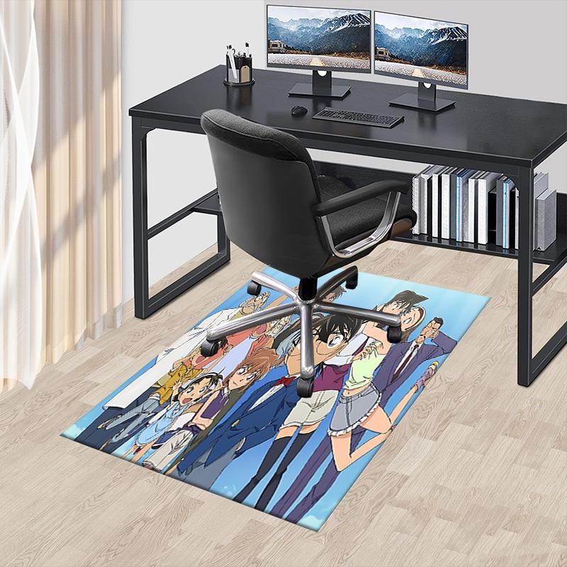 1pc Detective Conan Mystery Carpet for Playroom Bedroom Living Room Sofa Home Decor,kids Game Area Rug Non-slip Floor Mat Y72316