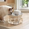 Pet Water Dispenser for Felines and Small to Medium Dogs, Approach-Activated Cycle with 3.1 L Capacity and 6 Filters