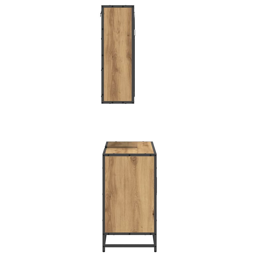 Bathroom Furniture Set 2 pcs. Artisan Oak 65 x 33 x 60 cm