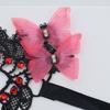Rhinestones Masquerade Mask Venetians Party Mask Half Face Lace Mask Eye Mask Mardi Gras Mask for Halloween Costume Party