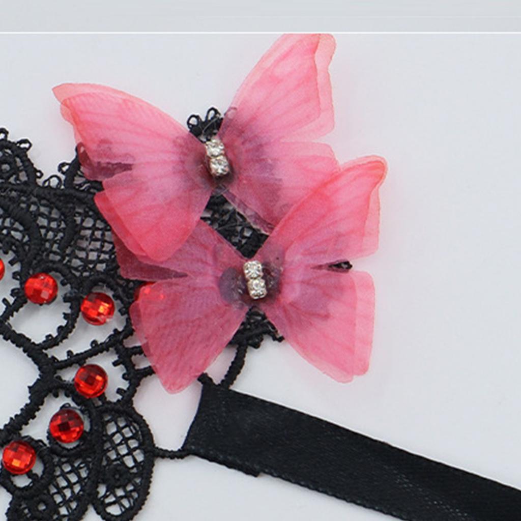 Rhinestones Masquerade Mask Venetians Party Mask Half Face Lace Mask Eye Mask Mardi Gras Mask for Halloween Costume Party