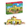 Educational Farm Playset with 92 Pieces, Animals and Accessories, Miniature Figure, Schleich 42605 Farm World
